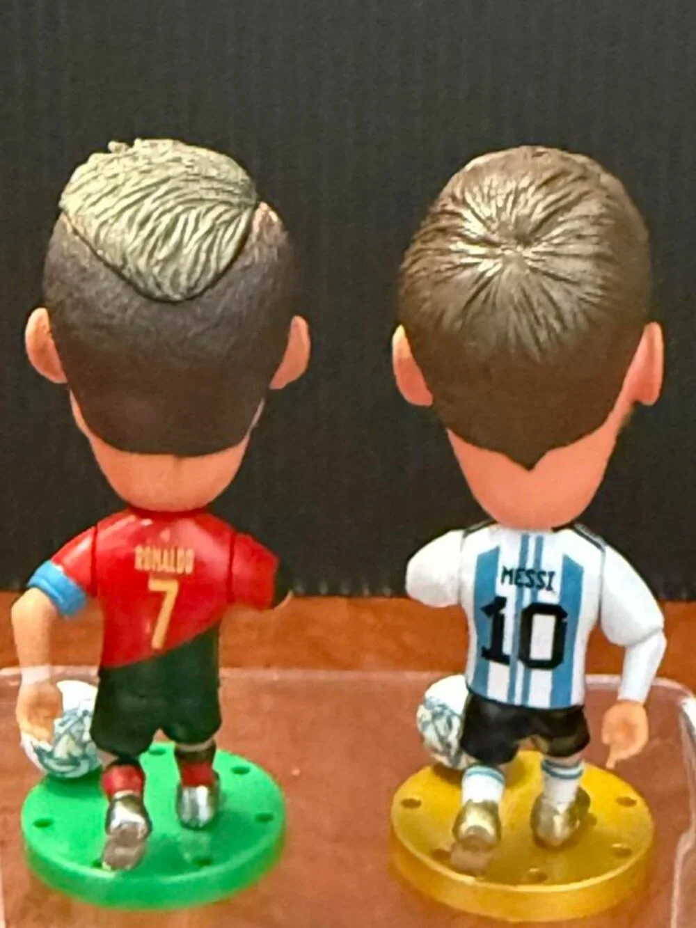 2026 World Cup Cristiano Ronaldo & Lionel Messi Fat Head Figurines 2-Pack